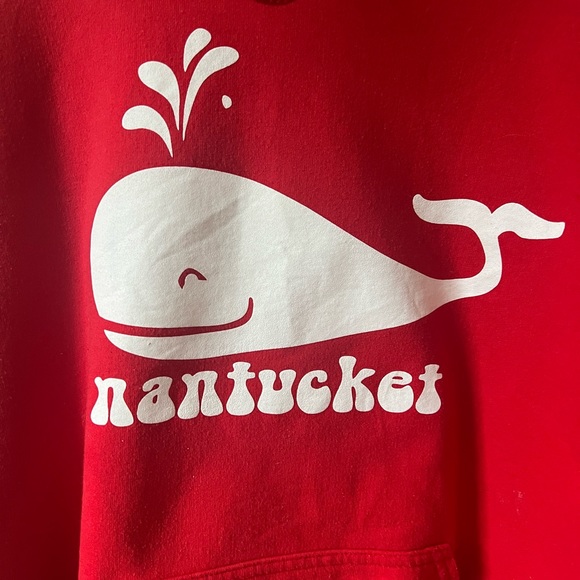 “NANTUCKET” branded Gilden hoodie, size medium - Picture 2 of 5